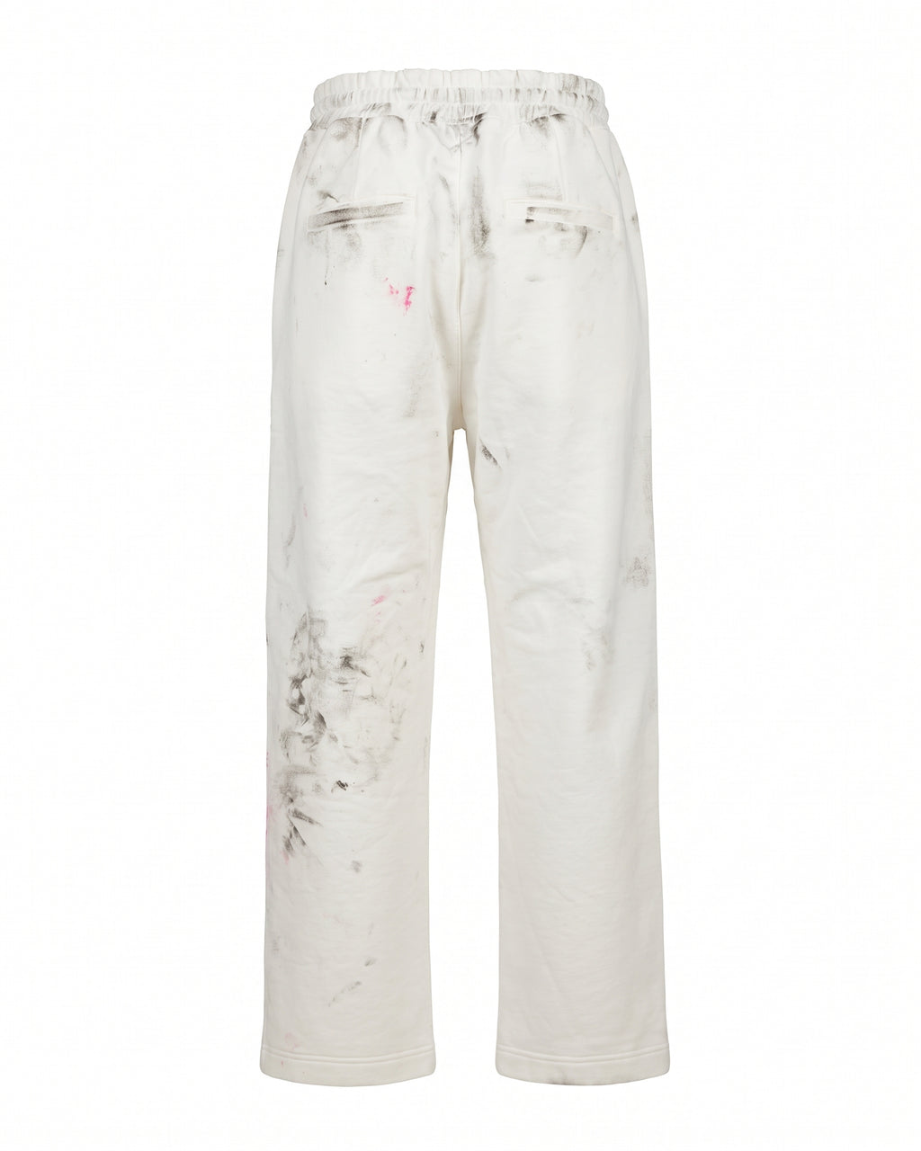 Jogger bianco effetto macchie di vernice Pitt Conrad – vista posteriore