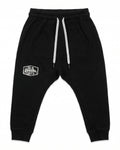 Jogger nero Old School 1971 bambino – vista frontale