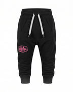 Jogger felpa nero bambino Old School 1971 – vista frontale