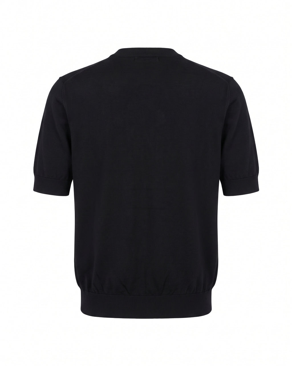 Maglia girocollo mezza manica nera Pitt Conrad – vista posteriore
