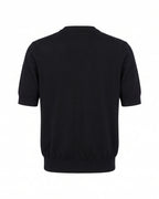 Maglia girocollo mezza manica nera Pitt Conrad – vista posteriore