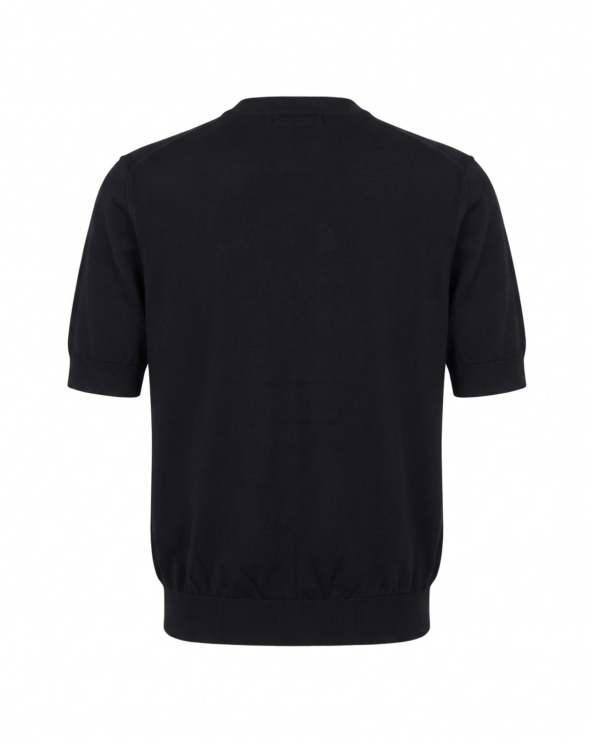 Maglia girocollo mezza manica nera Pitt Conrad – vista posteriore
