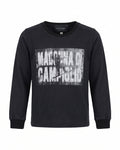 Maglia manica lunga nera Madonna di Campiglio – vista frontale