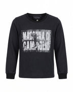 Maglia manica lunga nera Madonna di Campiglio – vista frontale