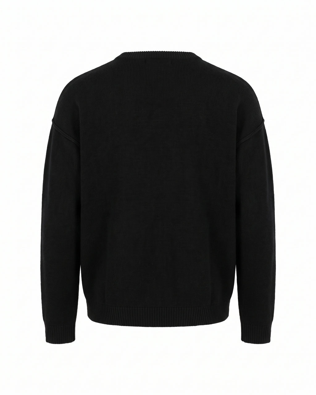 Maglione girocollo nero oversize Pitt Conrad – vista posteriore