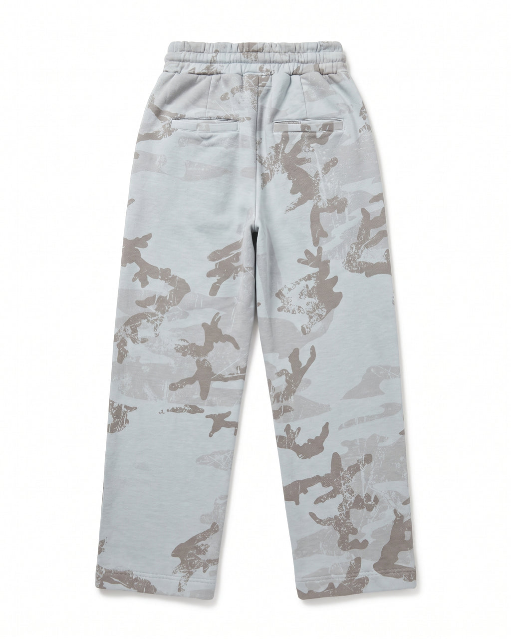 Pantaloni felpa camouflage grigio chiaro – vista posteriore