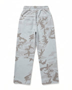 Pantaloni felpa camouflage grigio chiaro – vista posteriore