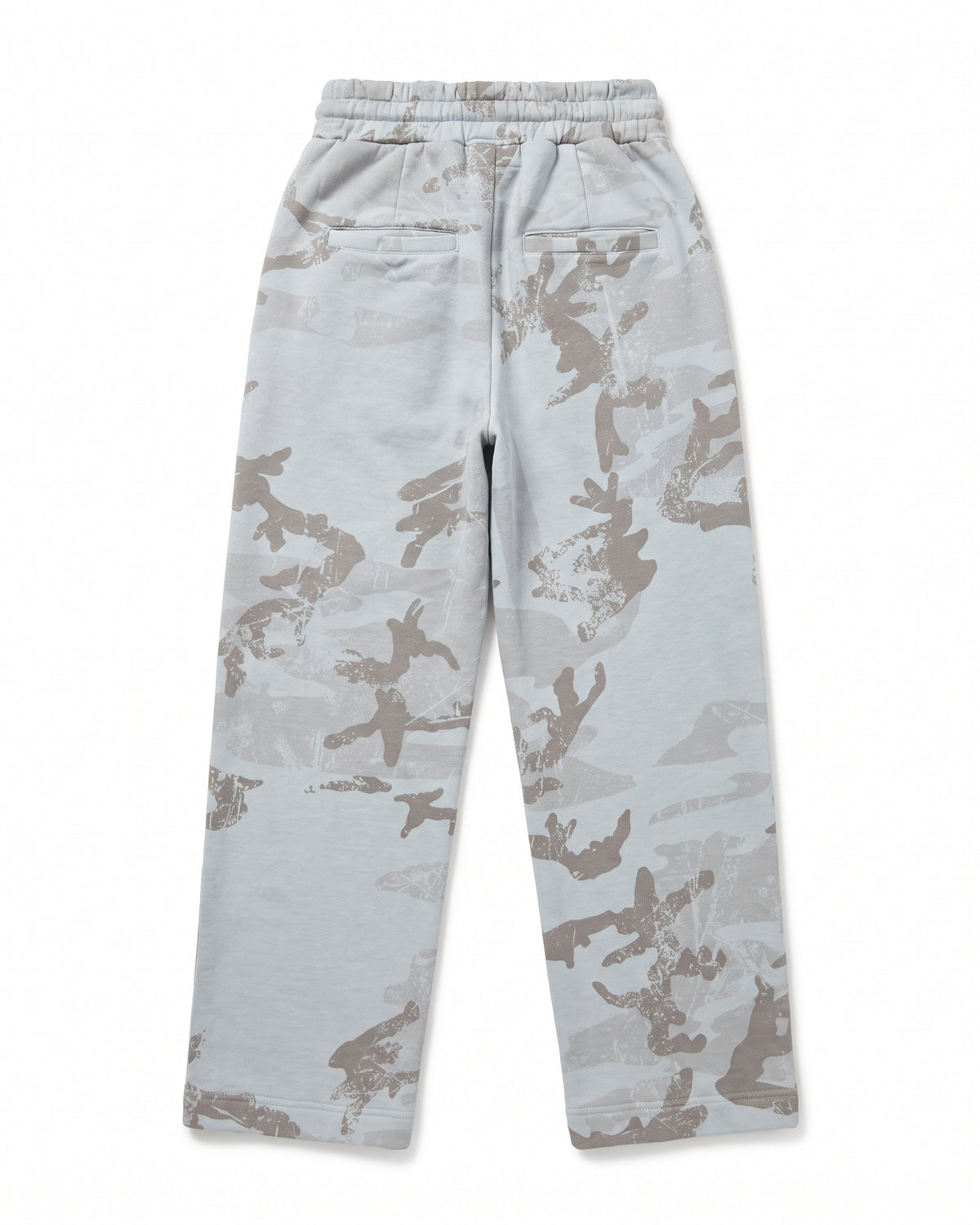 Pantaloni felpa camouflage grigio chiaro – vista posteriore