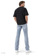 IT'S HARD TO BE ME – t-shirt nera, indossata da un modello – vista posteriore