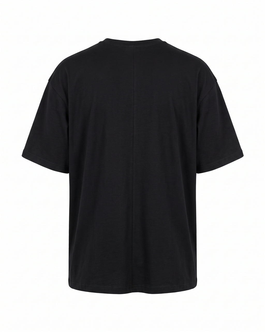 T-shirt nera oversize Pitt Conrad It's Hard to Be Me – vista posteriore
