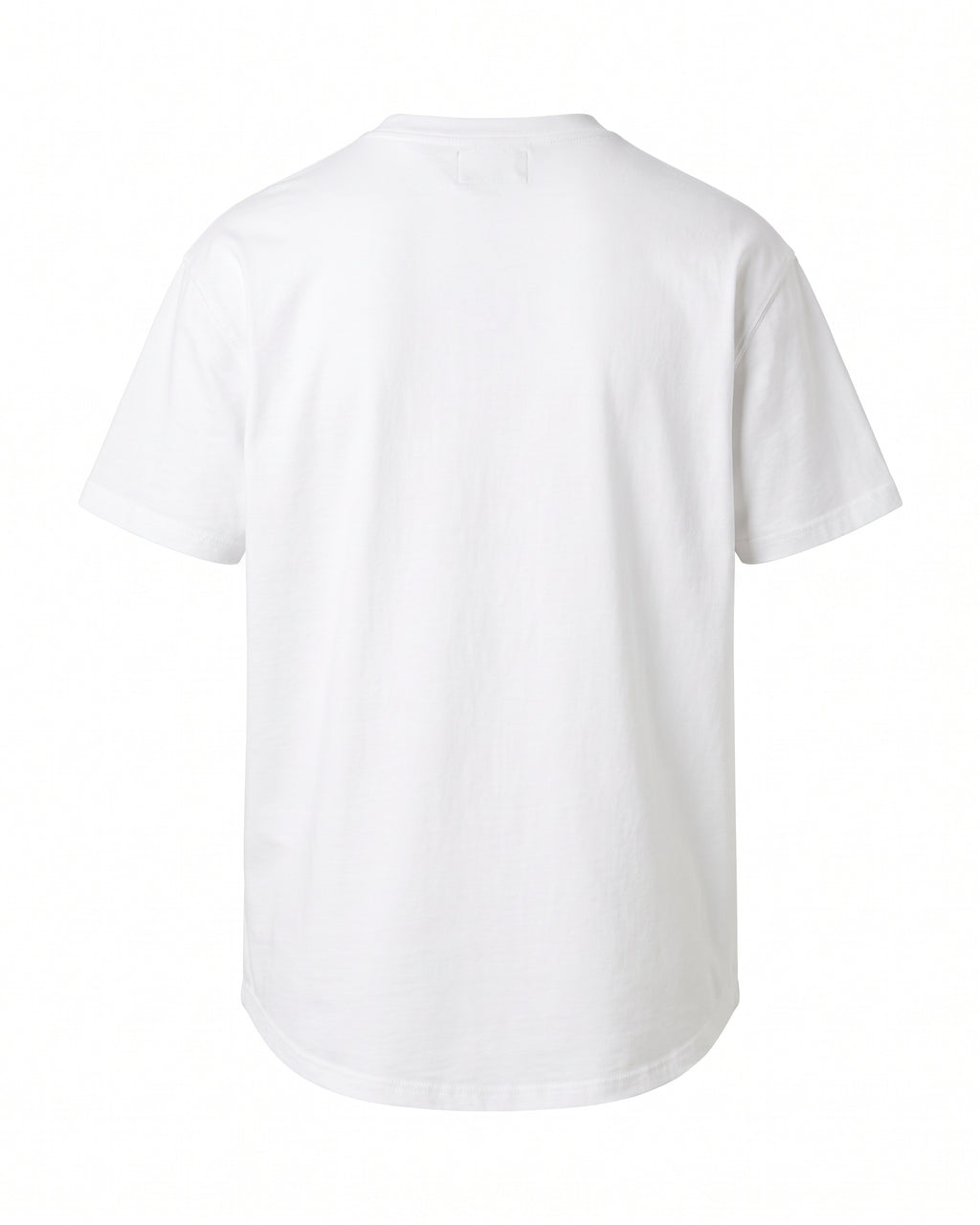 T-shirt bianca con taschino Old School 1971 – vista posteriore