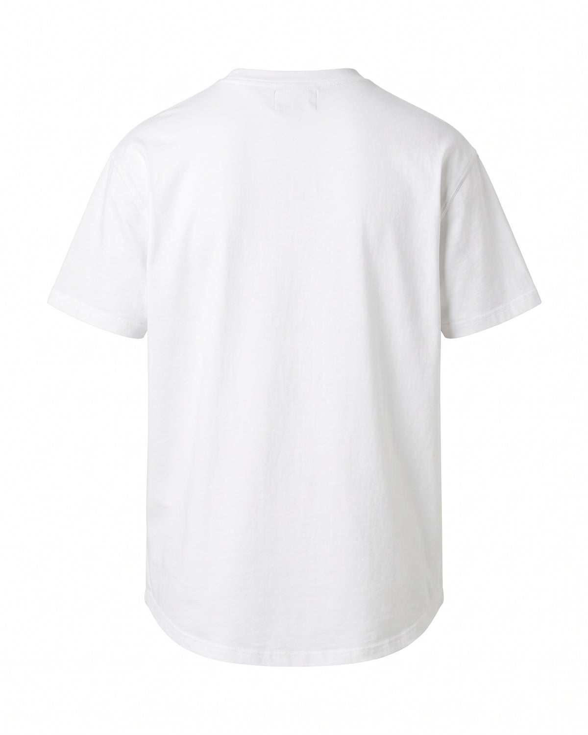 T-shirt bianca con taschino Old School 1971 – vista posteriore