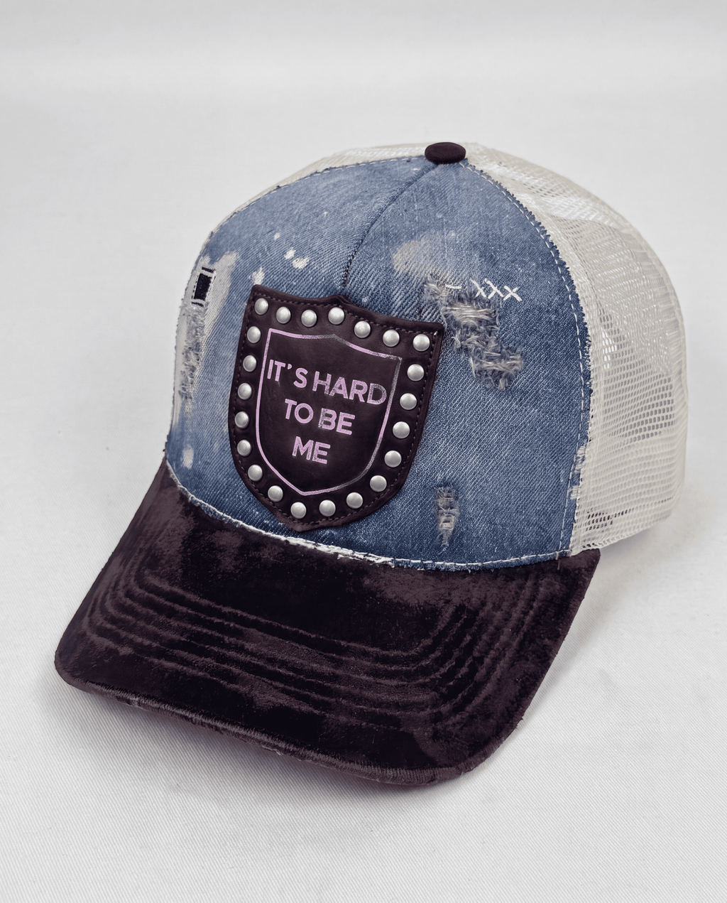 Cappellino in denim Trucker - BLASON