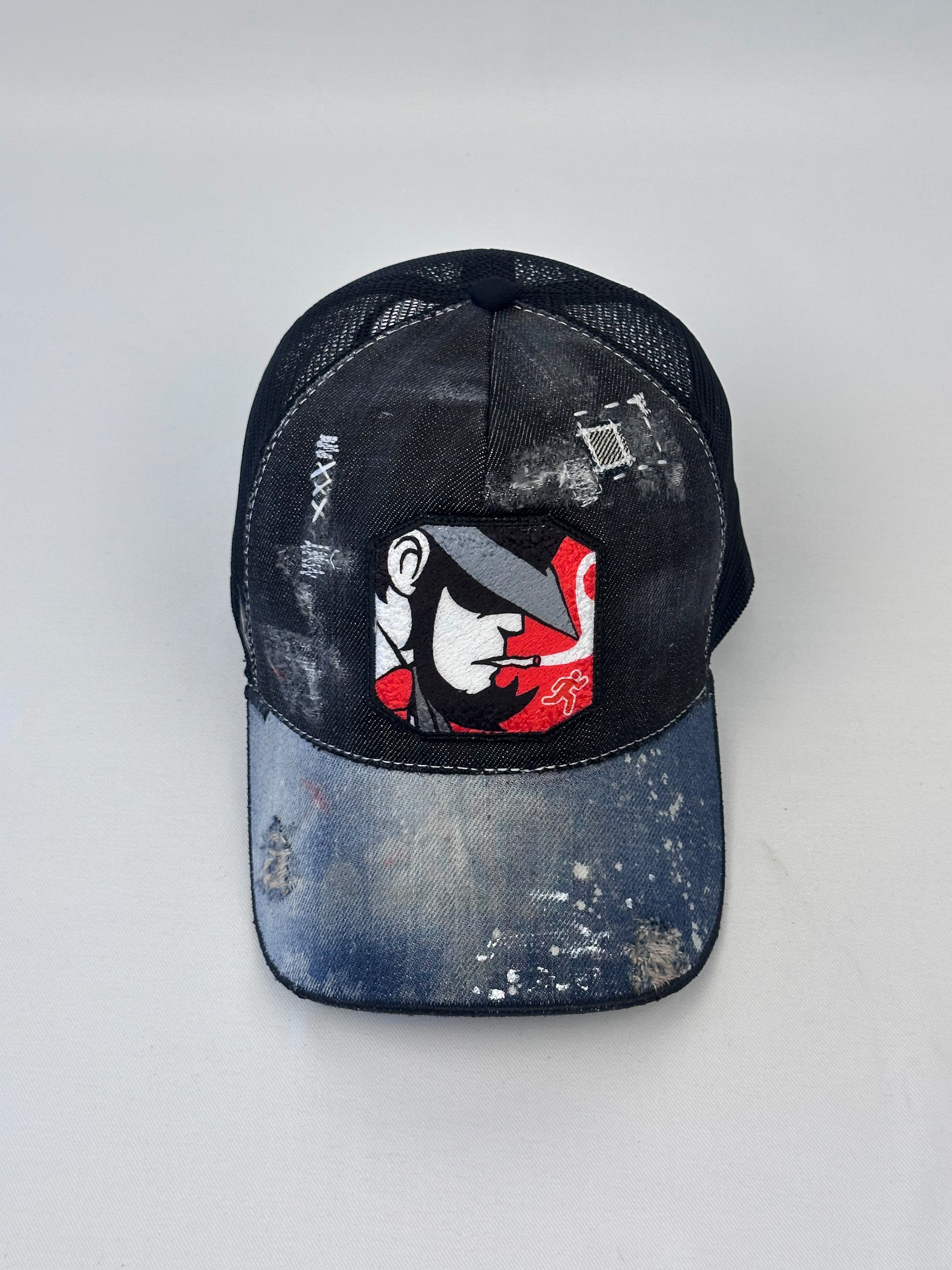 Cappellino in denim Trucker - JIGEN